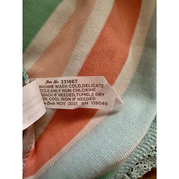 NWT Matilda Jane Enchanted Garden Marble Falls Knit Striped Green Blue Tank Top - Picture 7 of 8